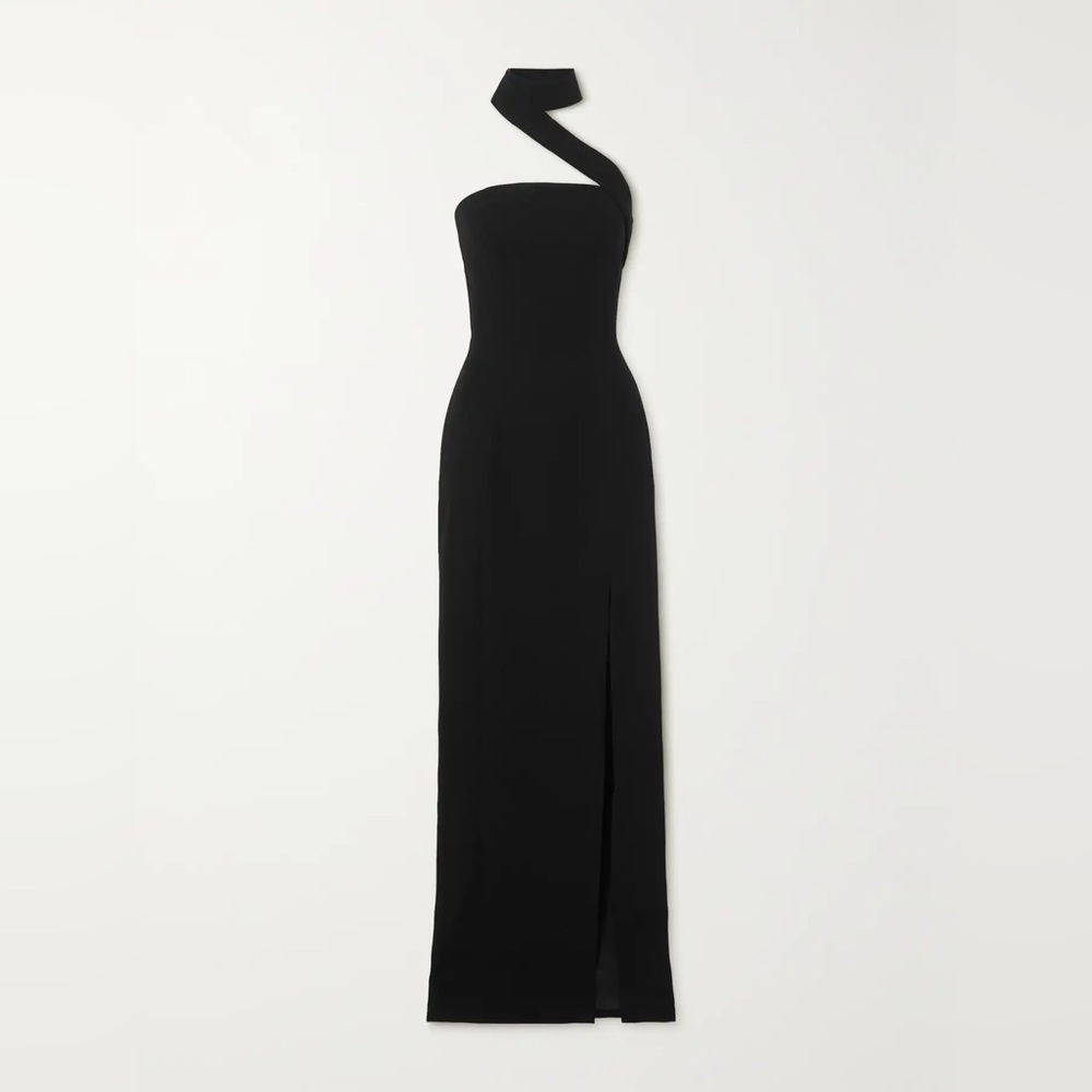 Monot off-the-shoulder crepe maxi dress - Picture 3 of 4
